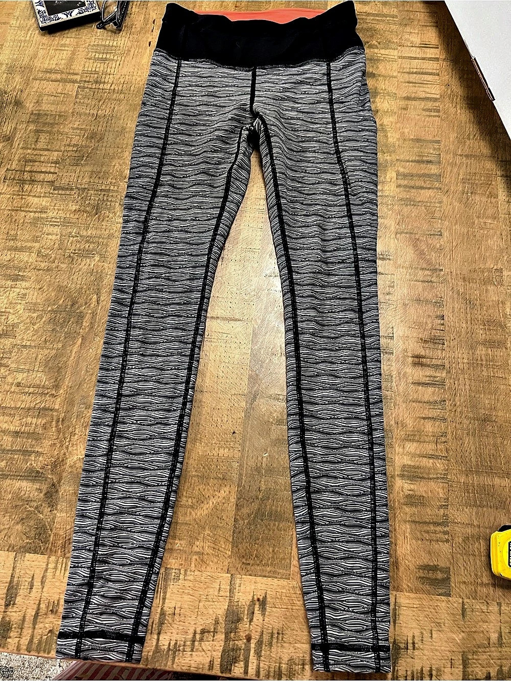 Lululemon Wunder Under Pant Full-Luxtreme Leggings Black & Gray